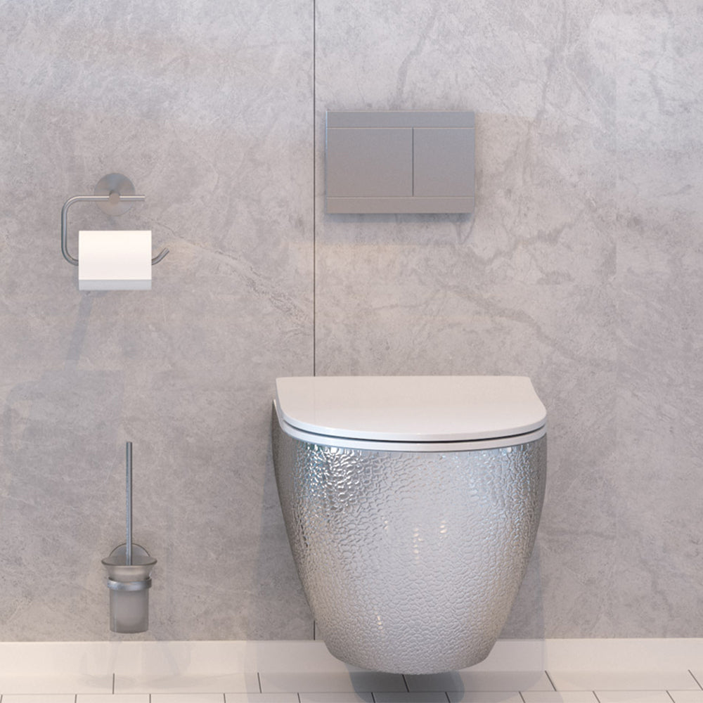 Wall-Hung Toilet with a Soft-Close Seat 490*370*370MM Secondary image