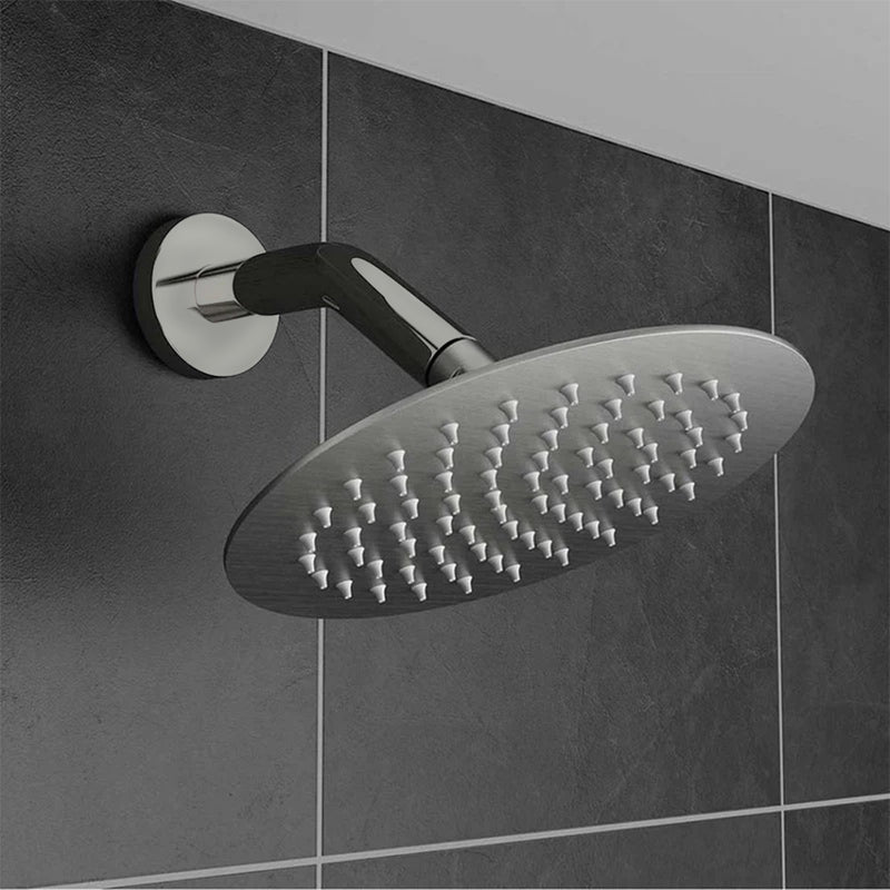 wall mounted shower arm and head