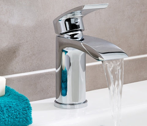Basin Mixer Tap with Click Clack Waste - Chrome