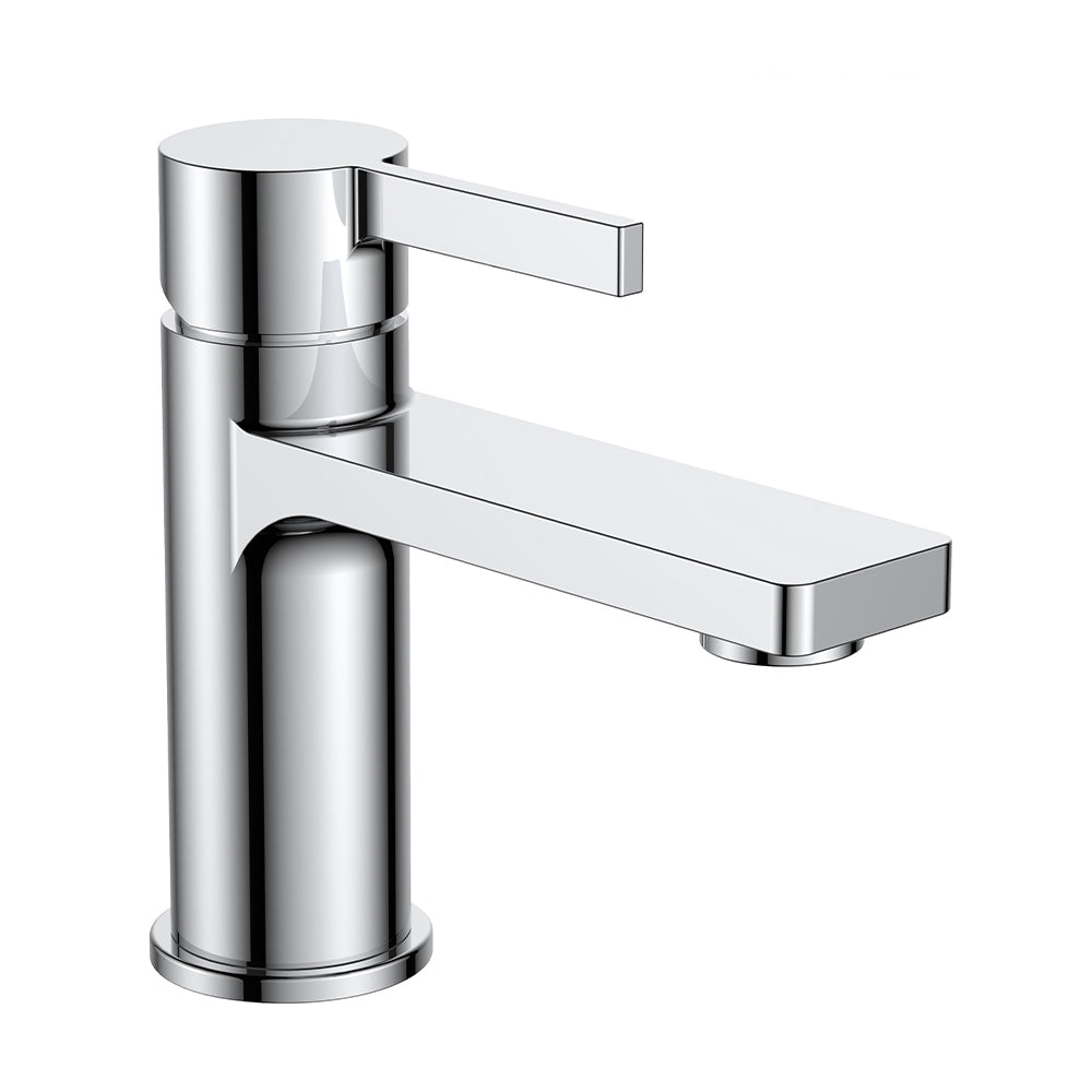 Single-Lever Deck-Mounted Basin Mixer Tap- Chrome Secondary image