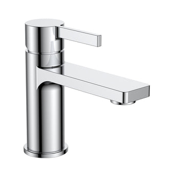 Single-Lever Deck-Mounted Basin Mixer Tap- Chrome Secondary image