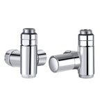 chrome dual fuel towel radiator valves