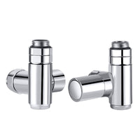 chrome dual fuel towel radiator valves