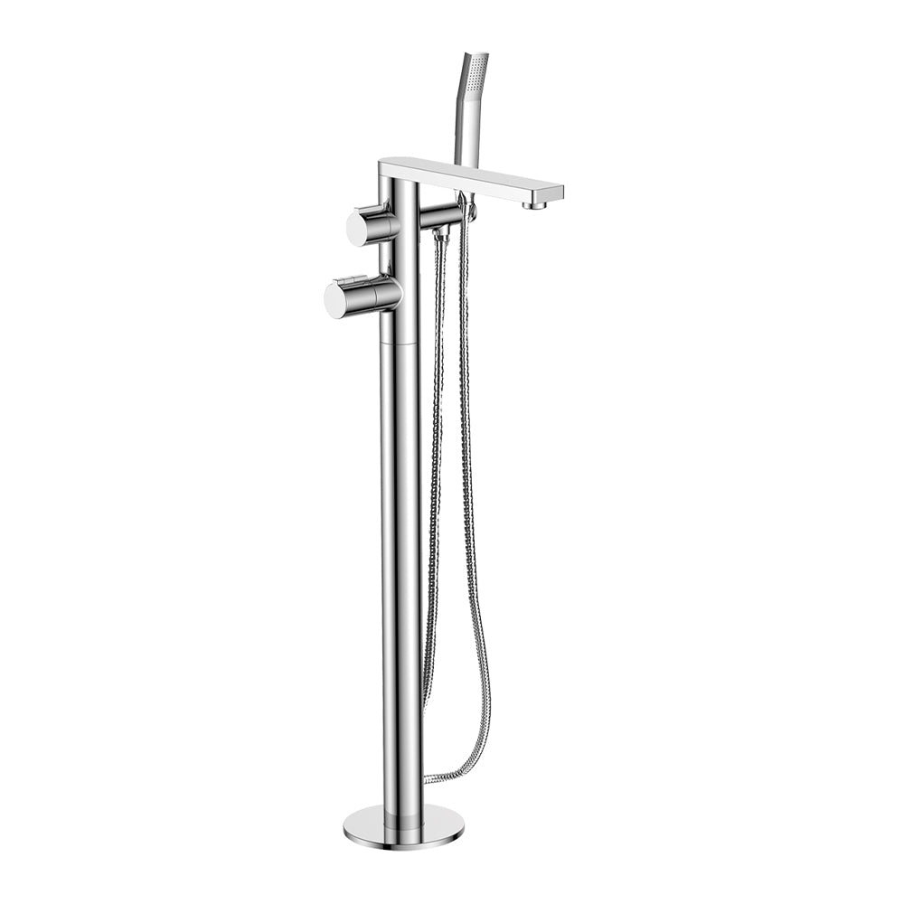 modern freestanding bath shower mixer