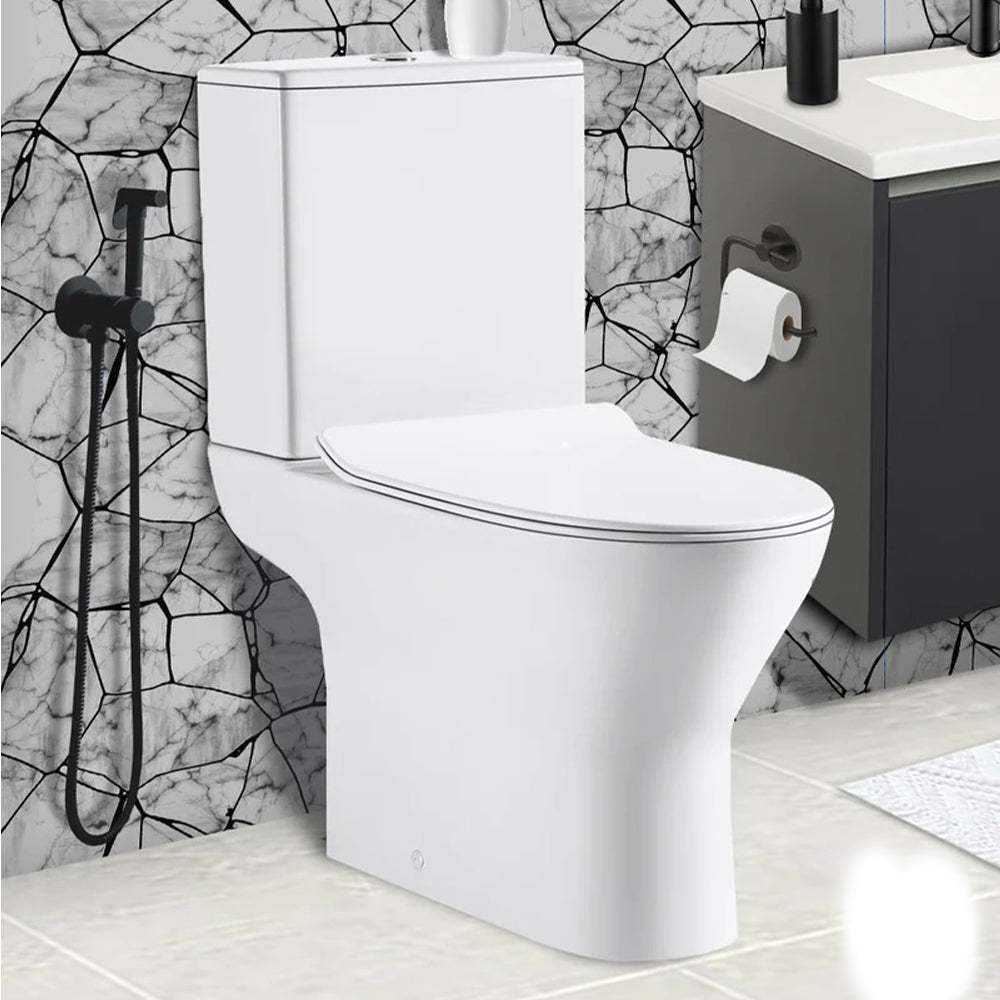 traditional close coupled toilet-tapron