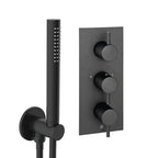 black concealed shower mixer