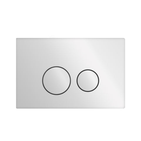 Chrome Dual Flush Plate for Concealed Cistern