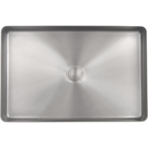 Stainless steel square bathroom basin 120mm height and 526mm width from Tapron