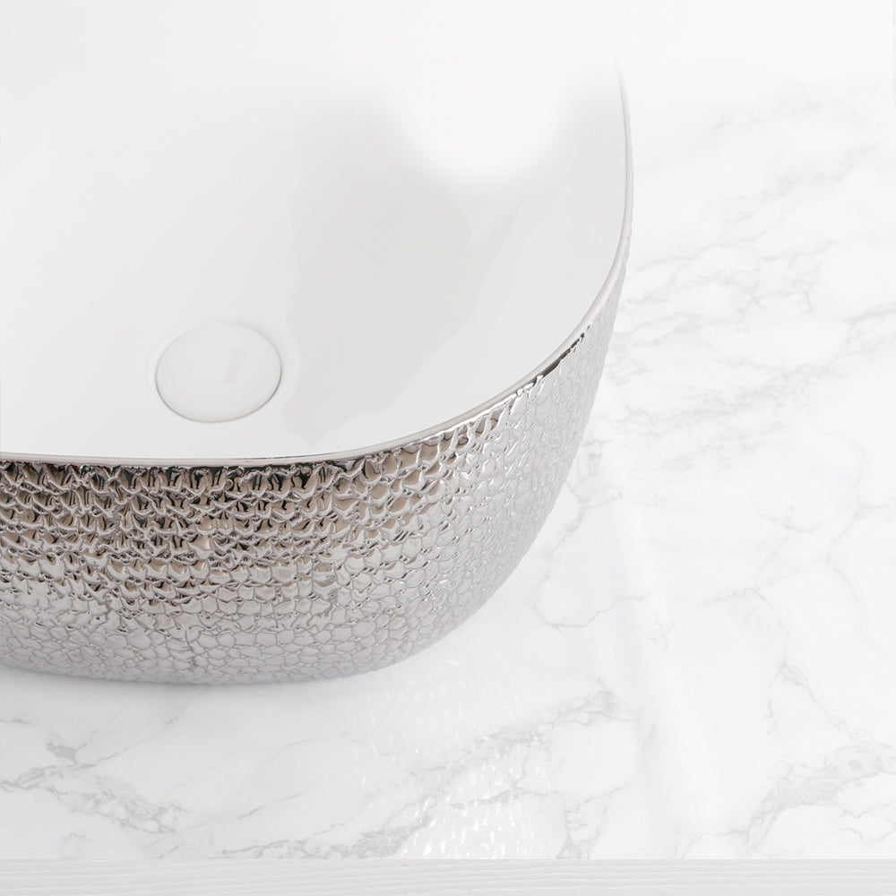 brushed nickel bathroom sink - tapron