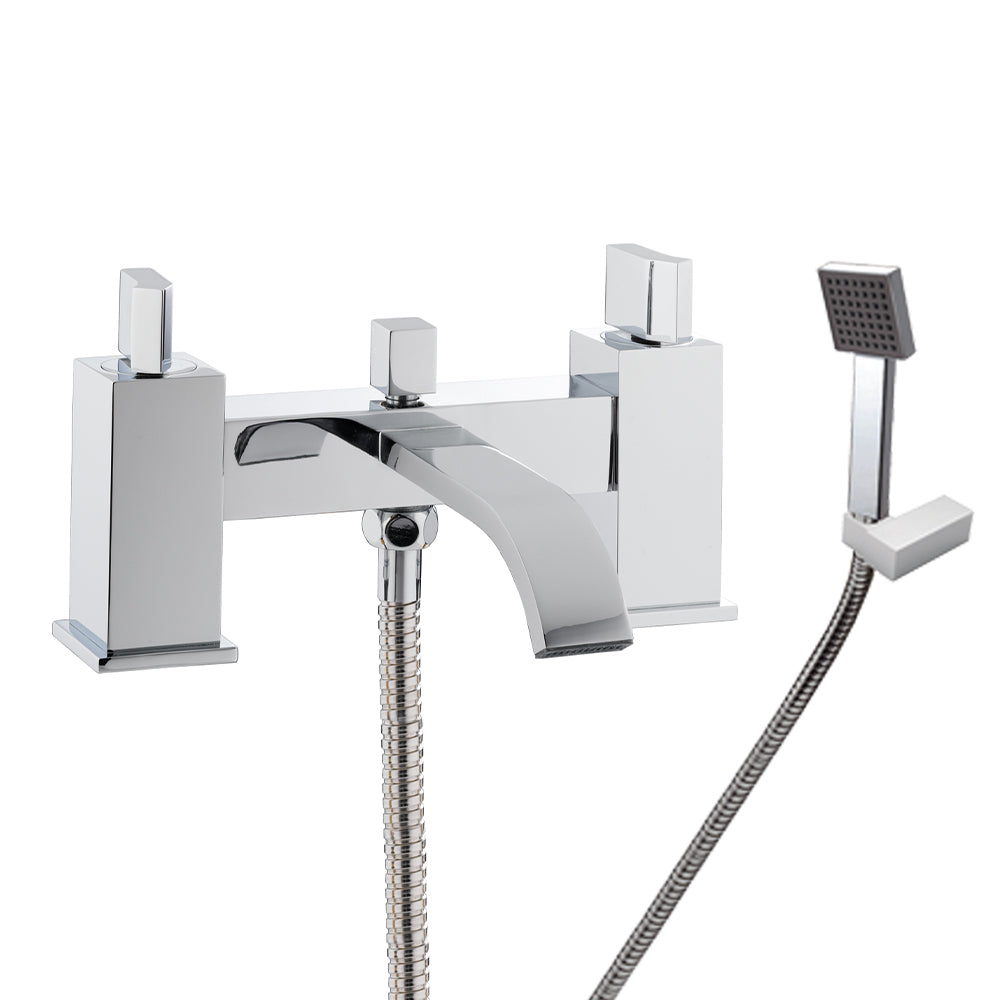 Buy bath tap with shower head chrome from tapron Main image