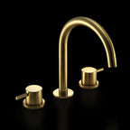 3 hole basin tap brushed brass