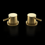 Tapron - Deck Mounted Stop Valve - Brushed Brass
