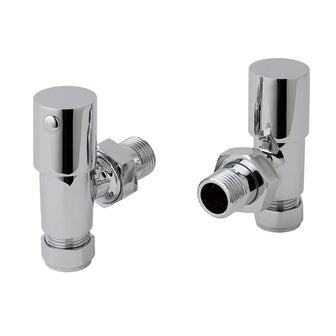 angled towel rail valves Main image