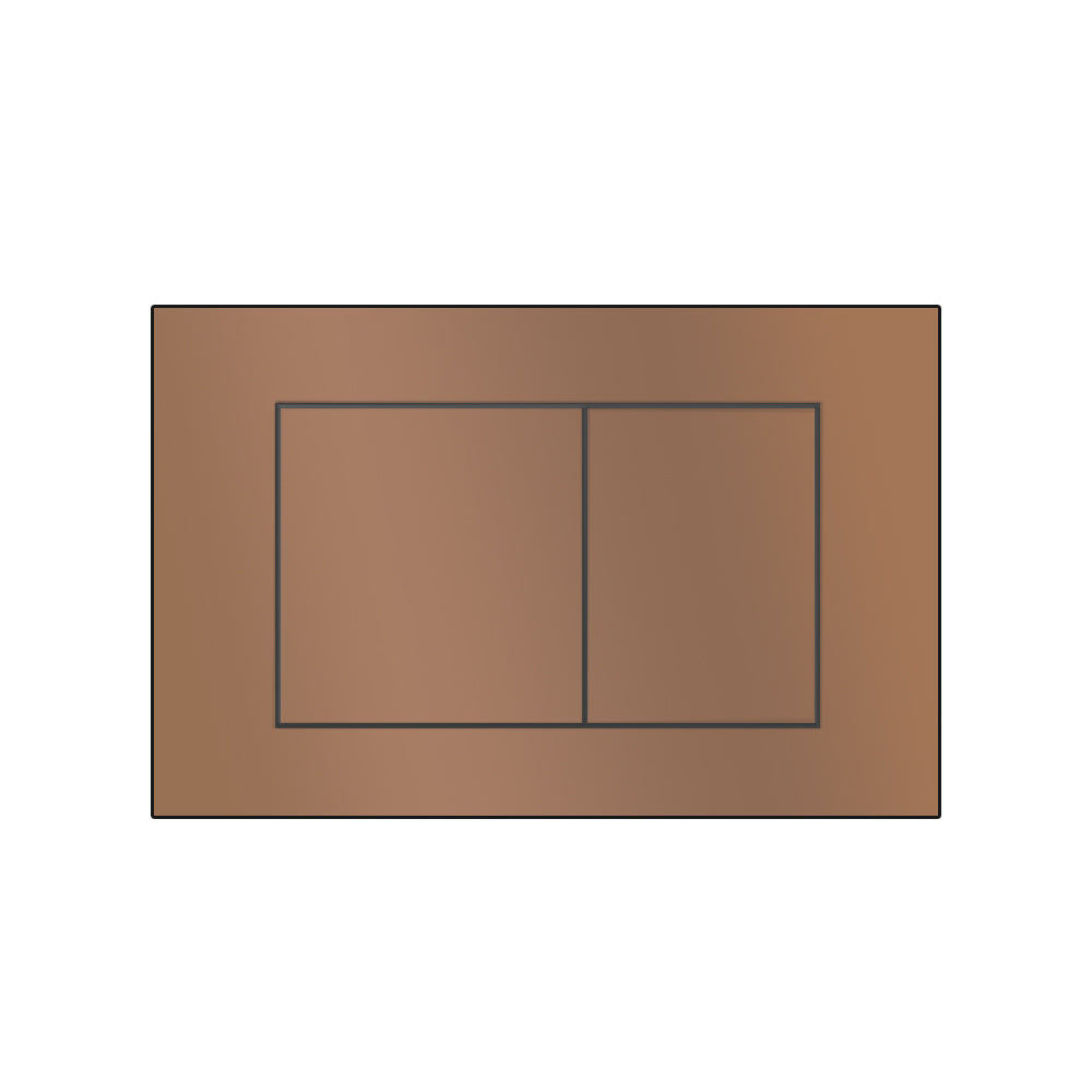 Rose Gold Concealed Cistern Flush Plate Secondary image