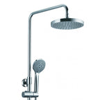 Chrome shower rail sliders