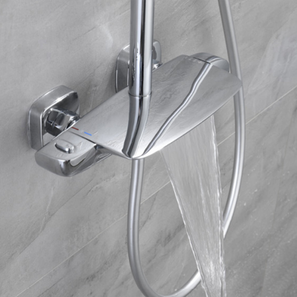chrome bath shower mixer