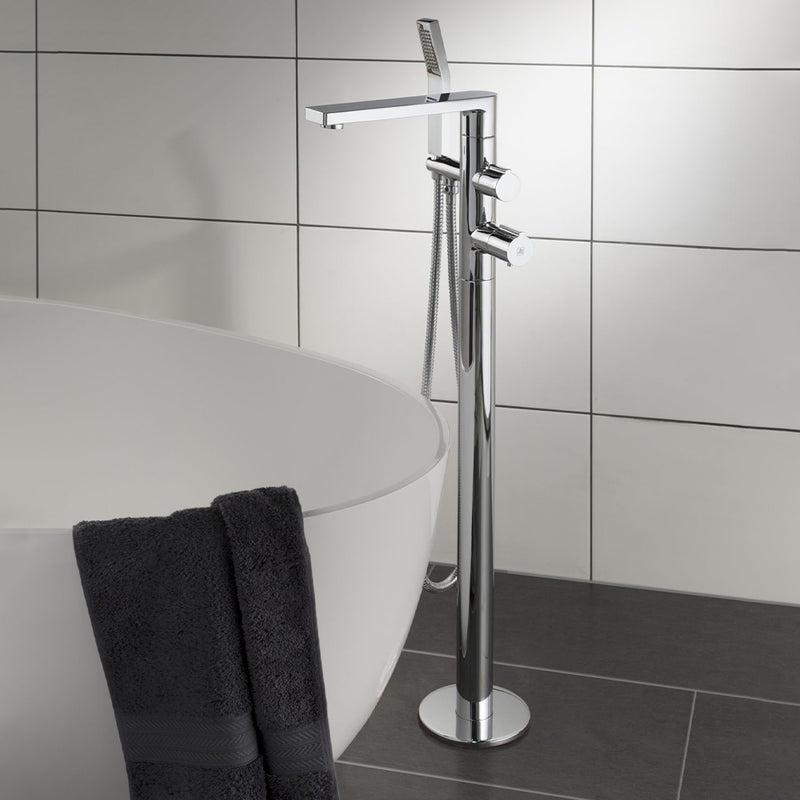 freestanding bath taps with shower kit