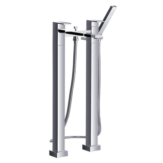 Freestanding Bath Shower Mixer Tap - Chrome Secondary image