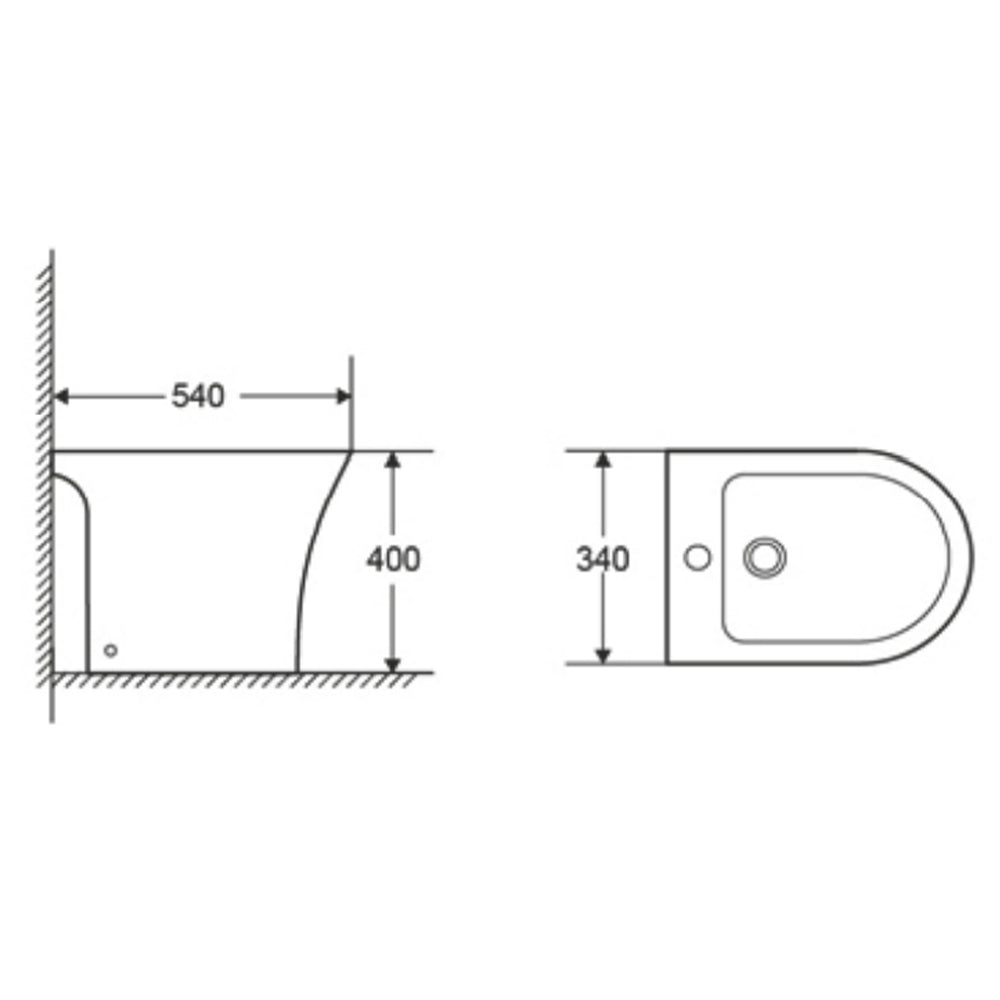 free standing bidet toilet