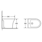 free standing bidet toilet