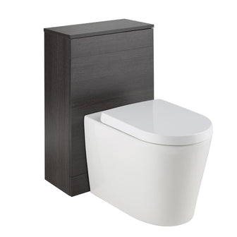 Back To Wall Toilet Unit -  Black, 500mm Secondary image