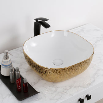 brushed gold basin - Tapron Main image