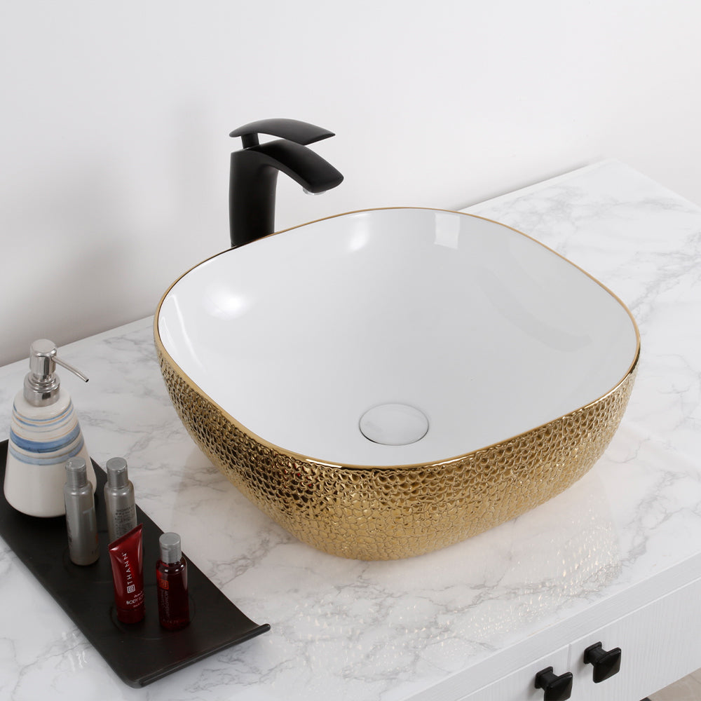 brushed gold basin - Tapron