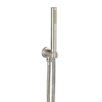 Brushed Stainless Steel Holder wit Hose and Slim Hand Shower Secondary image