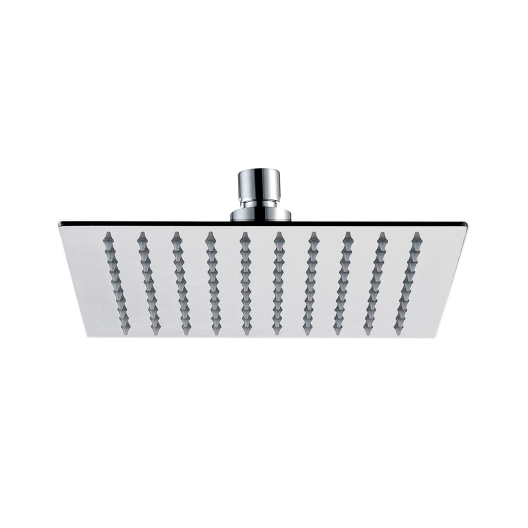 Inox brushed stainless steel square fixed shower head Main image