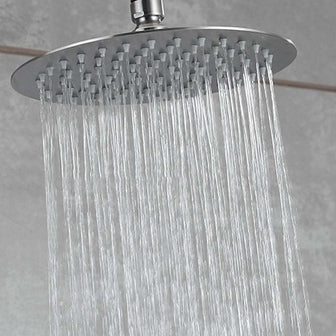 Inox Glide Ultra Slim Fixed Shower Head 300mm - Stainless Steel Main image