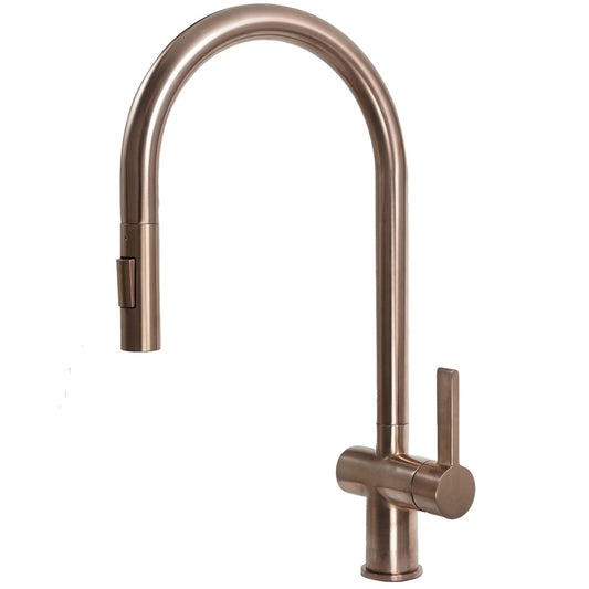 bronze pull out kitchen tap 1000