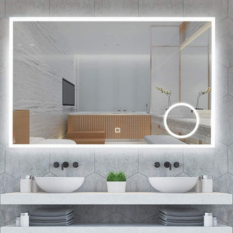 touch sensor bathroom mirror - tapron Main image