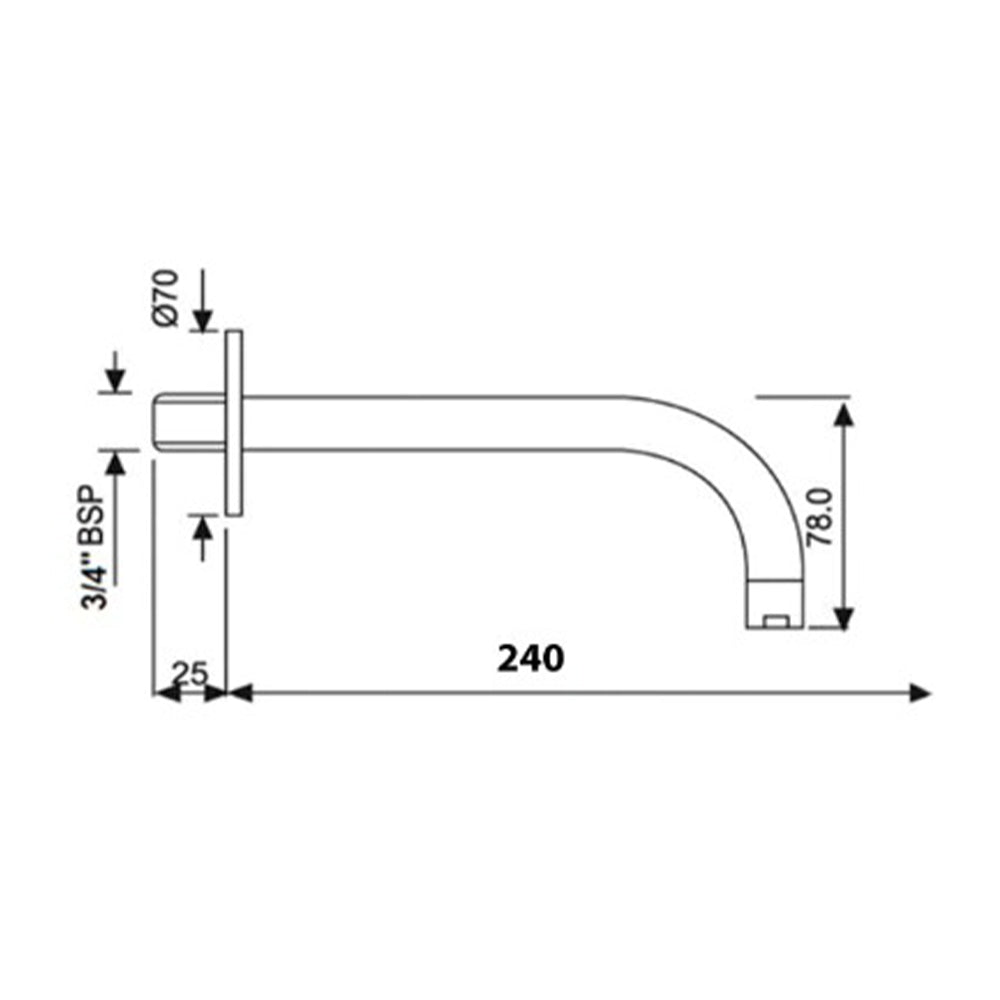 wall mixer tap-Drawing Technical