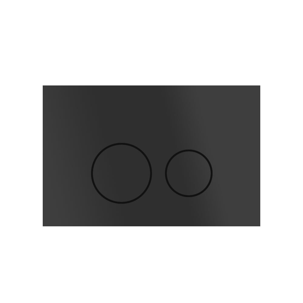 black toilet flush plate