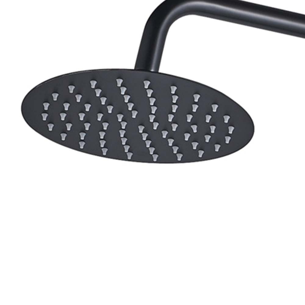 black shower riser kit