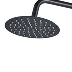 Black shower riser kit
