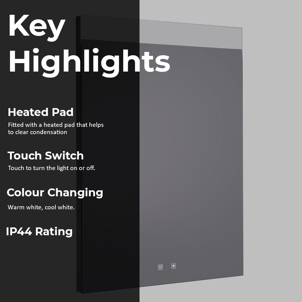 Led Bathroom Mirrors-Tapron