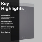 Led Bathroom Mirrors-Tapron