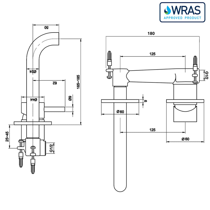 basin tap set-Drawing Technical
