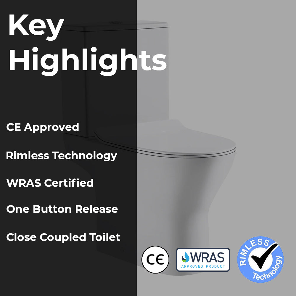 Closed Coupled Toilet-Tapron