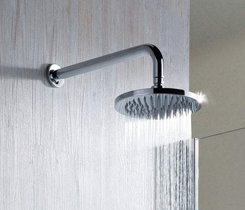 1 Outlet Thermostatic Push Button Shower Valve and Overhead Shower