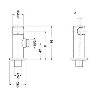 Wall Mounted Shower Water Outlet Elbow Safety Valve for Douche Secondary image