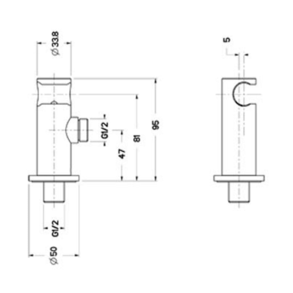 Elbow Safety Valve for Douche - Tapron