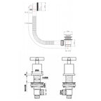 bath overflow filler with valves - Tapron