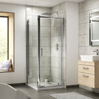 shower enclosure with pivot door  - tapron
