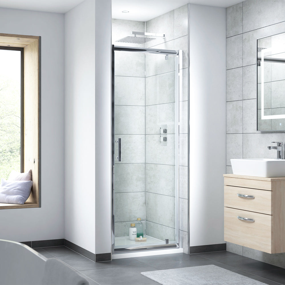 pivot door shower enclosure - tapron