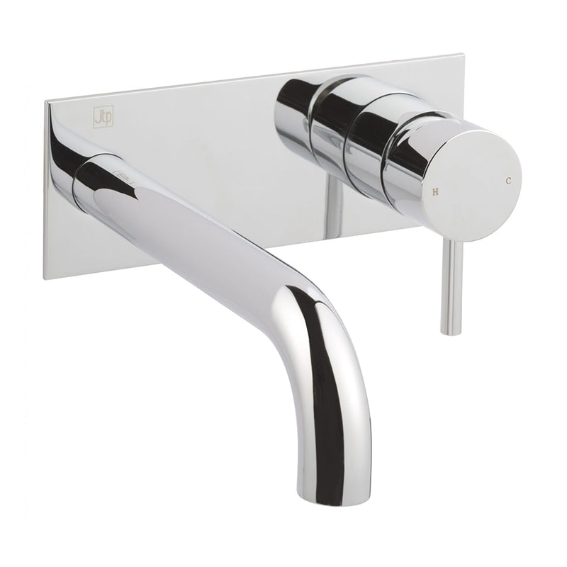 Single Lever Wall Mounted Basin Mixer with Back Plate