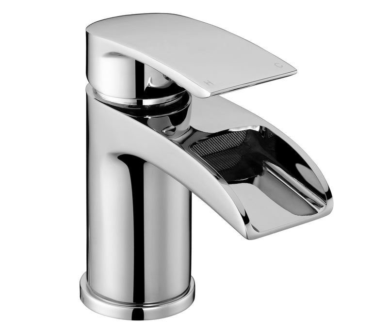  single lever basin mixer with click clack waste 
