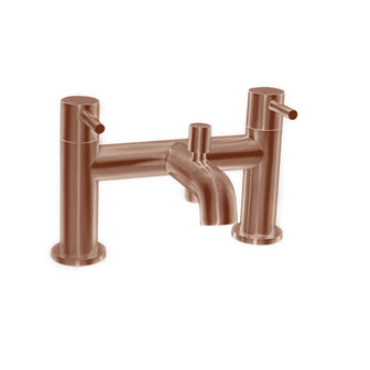 Rose Gold Bath Mixer Tap Deck Mounted Secondary image