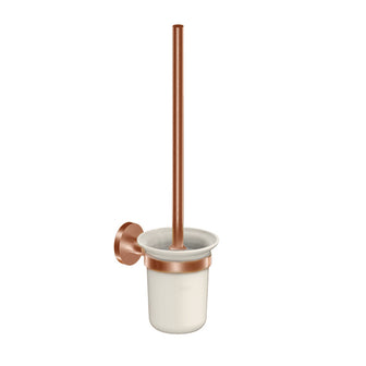 Rose Gold Wall Mounted Toilet Brush and Holder Secondary image